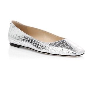 Jimmy Choo Mirele metallic flats